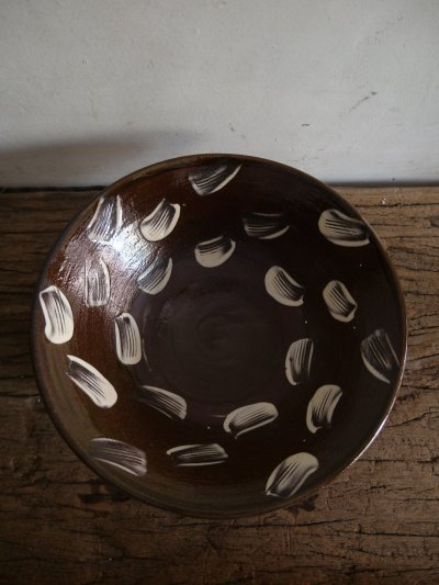 画像1: 小鹿田焼 坂本工窯 7寸深皿