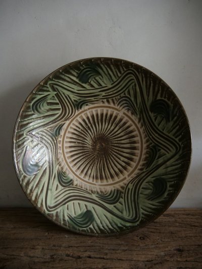 画像1: 小鹿田焼 坂本工窯 尺皿