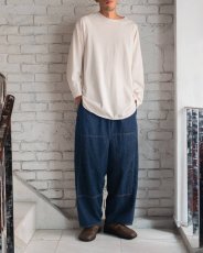 画像9: Gurank 8oz raw denim double knee pants グランク デニムダブルニーパンツ (2550) (9)