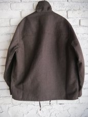 画像12: cale Wool Ramie Doeskin Stand Collar Jacket カル ウールラミードスキンスタンドカラージャケット C253F07J02 (12)