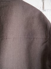 画像13: cale Wool Ramie Doeskin Stand Collar Jacket カル ウールラミードスキンスタンドカラージャケット C253F07J02 (13)