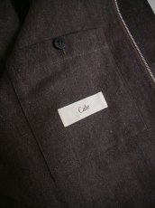 画像7: cale Wool Ramie Doeskin Stand Collar Jacket カル ウールラミードスキンスタンドカラージャケット C253F07J02 (7)