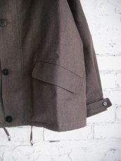 画像9: cale Wool Ramie Doeskin Stand Collar Jacket カル ウールラミードスキンスタンドカラージャケット C253F07J02 (9)