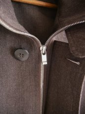 画像5: cale Wool Ramie Doeskin Stand Collar Jacket カル ウールラミードスキンスタンドカラージャケット C253F07J02 (5)