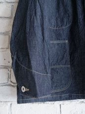 画像4: blurhmsROOTSTOCK Light oz Denim Coverall ブラームスルーツストック ライトオンス デニムカバーオール (bROOTS25S6DEMF25) (4)