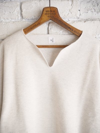 画像2: blurhmsROOTSTOCK Rough ＆Smooth Thermal Over Neck L/S ブラームスルーツストック ラフ＆スムース サーマル オーバーネックL/S (bROOTS24F30F25)