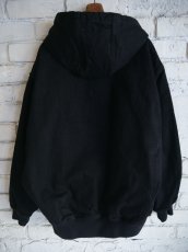 画像5: COMOLI コモリ ブラックデニム ジップパーカ  (C03-01003) (5)