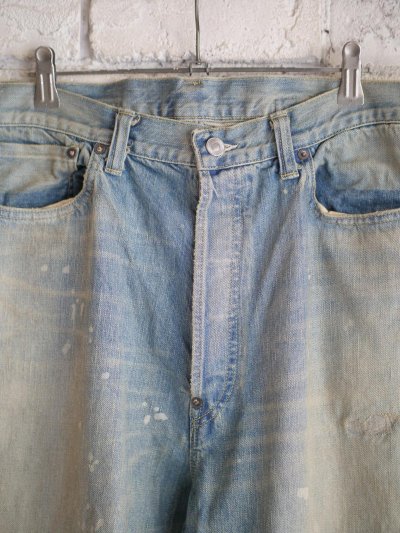 画像2: A.PRESSE No.37 Washed Wide Denim Pants アプレッセ No.37ウォッシュドワイドデニムパンツ（25AAP-04-40）