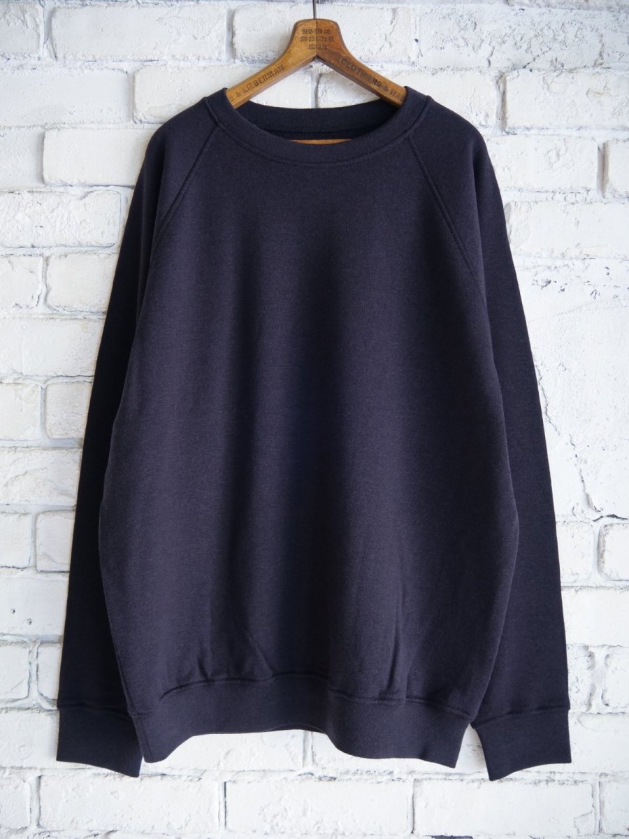 画像1: BATONER ALL WOOL URAKE CREW NECK バトナー オールウール裏毛クルーネック（BN-25FM-034） (1)