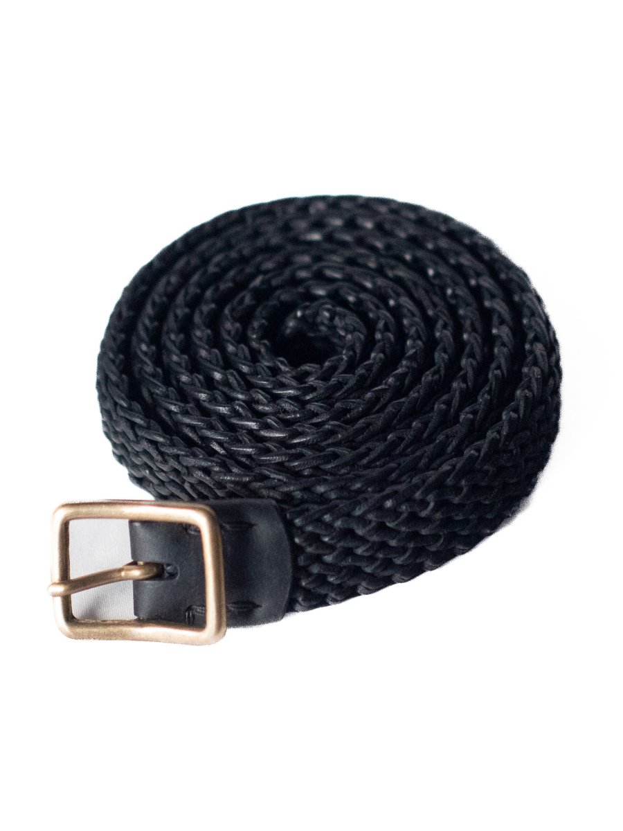 画像5: ekim leather knitting belt　エキム レザーニッティングベルト (5)