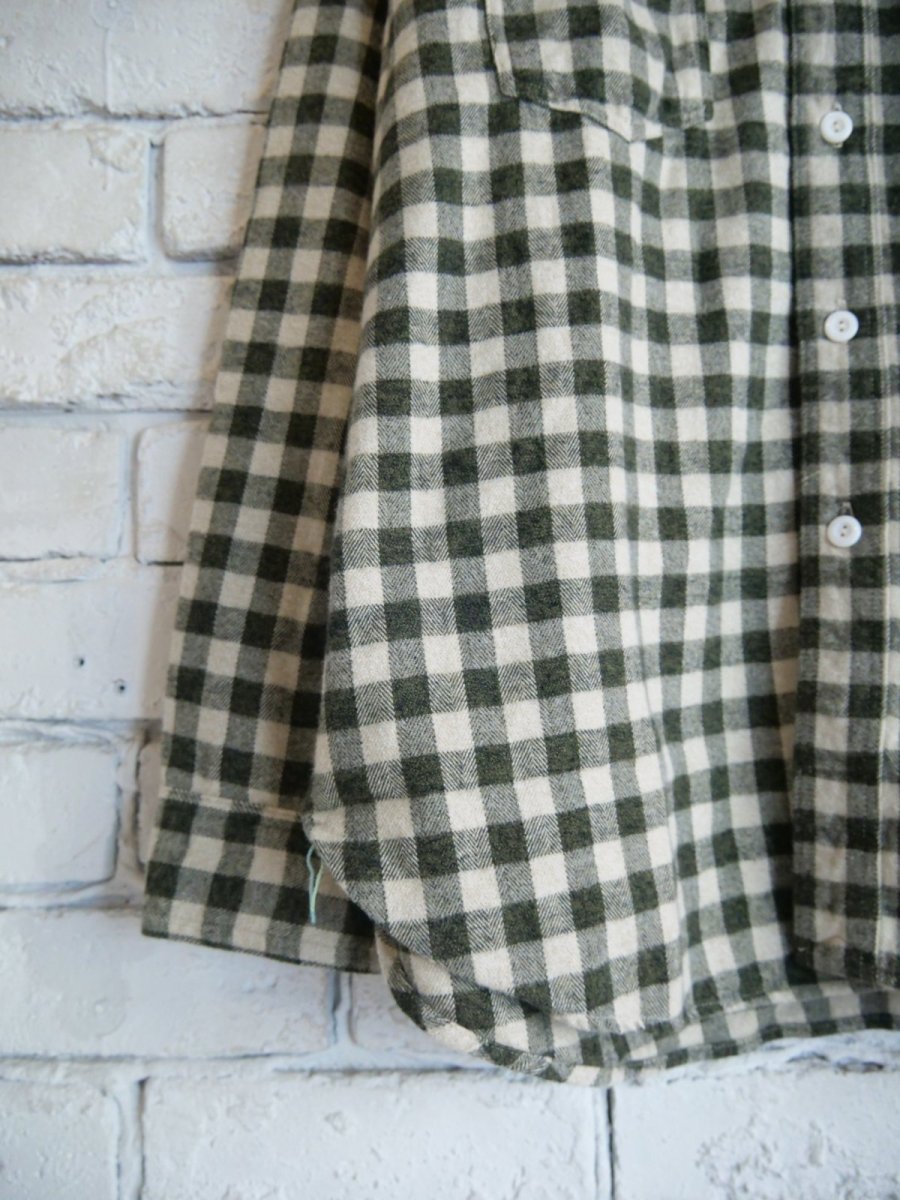 画像4: POST OʼALLS FP3 St.Louis : cotton flannel plaid ポストオーバーオールズ コットンフランネルプレイドシャツ  (3217) (4)