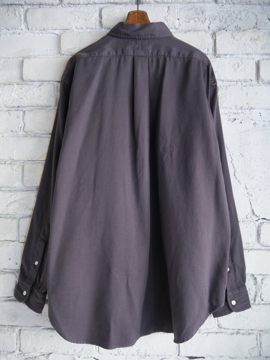 画像4: A.PRESSE Double Weave Twill Regular Collar Shirts アプレッセ ダブルウェーブツイルレギュラーカラーシャツ (25AAP-02-10) (4)