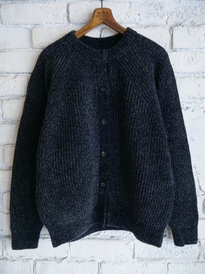画像1: BATONER 【WOMEN'S】SHINNY MOLE SIGNATURE CREW CARDIGAN バトナー シャイニーモールシグネチャークルーカーディガン（BN-25FL-048）