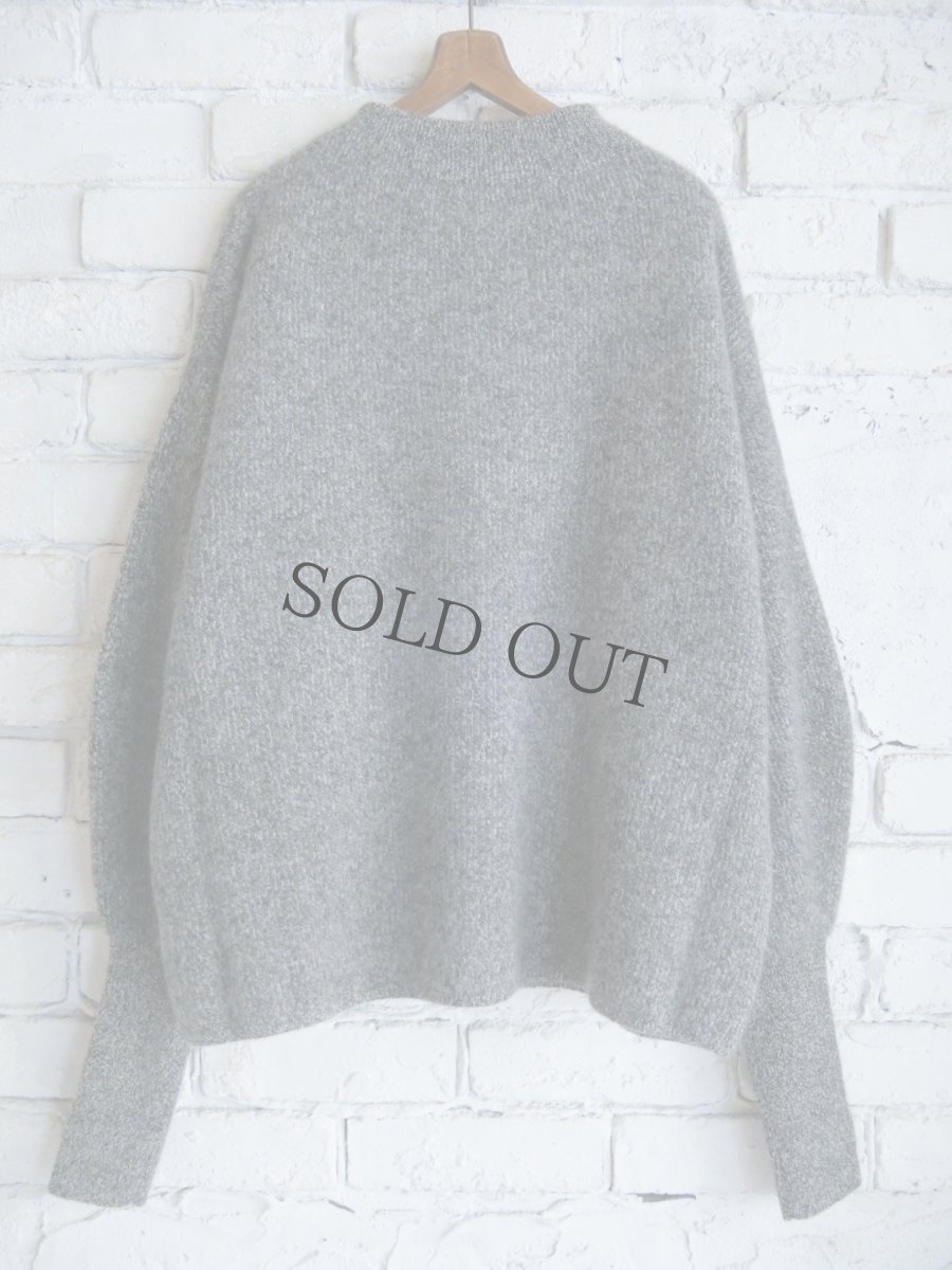 画像4: BATONER 【WOMEN'S】CASHMERE FOX FINGERHOLE BOAT NECK バトナー カシミヤフォックスフィンガーホールボートネック（BN-25FL-041） (4)