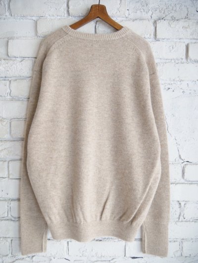 画像3: BATONER【MEN'S】 BABY ALPACA KURUMI TENJIKU CREW NECK バトナー ベビーアルパカ天竺クルーネック（BN-25FM-057）