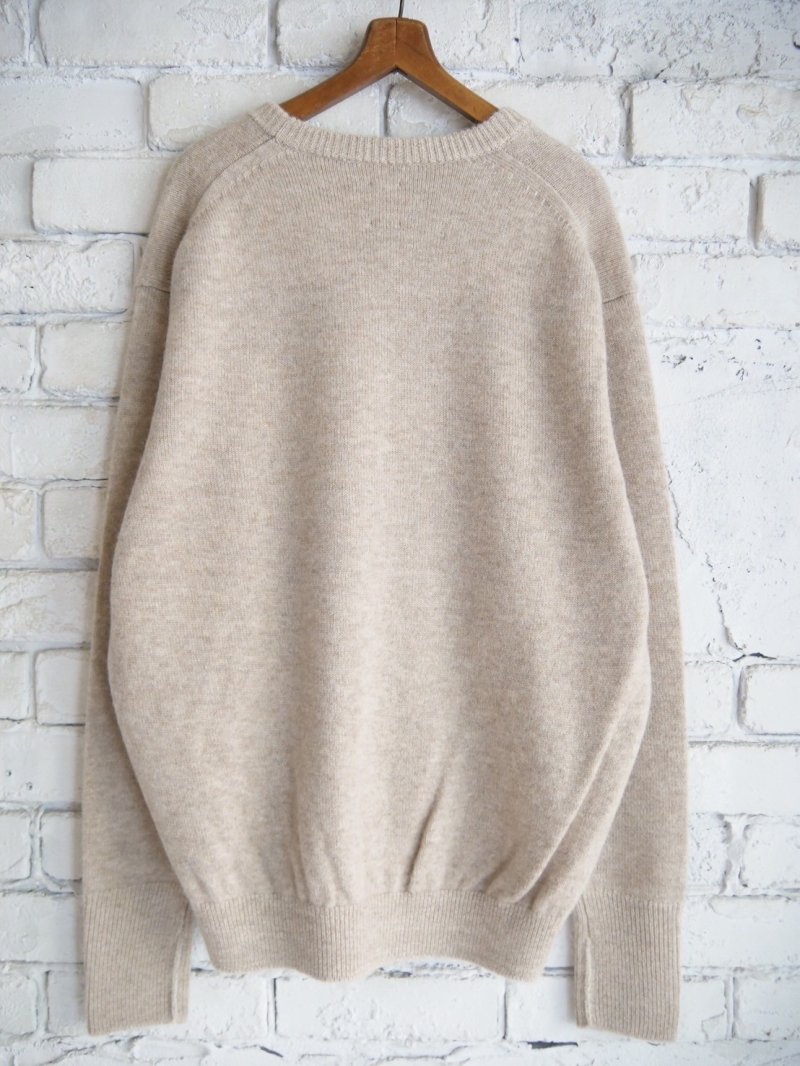 画像3: BATONER【MEN'S】 BABY ALPACA KURUMI TENJIKU CREW NECK バトナー ベビーアルパカ天竺クルーネック（BN-25FM-057）