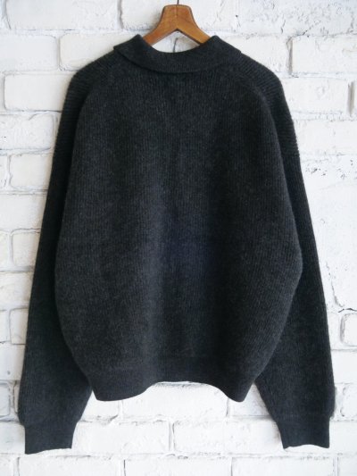 画像3: BATONER【WOMEN'S】CASHMERE FOX POLO CARDIGAN　バトナー カシミヤフォックス ポロカーディガン（BN-25FL-044）