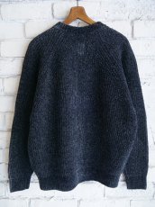 画像4: BATONER 【WOMEN'S】SHINNY MOLE SIGNATURE CREW CARDIGAN バトナー シャイニーモールシグネチャークルーカーディガン（BN-25FL-048） (4)