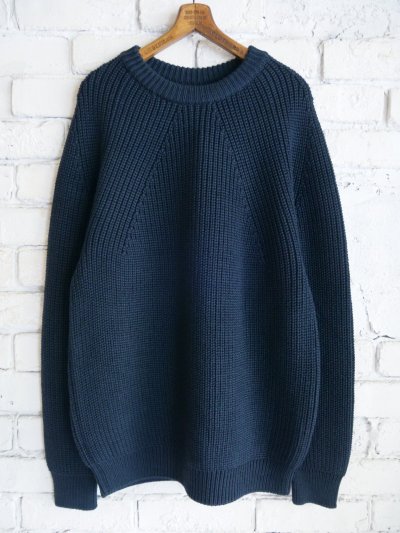 画像1: BATONER【MEN'S】SIGNATURE CREW NECK KNIT バトナー シグネチャークルーネックニット（BN-25FM-038）