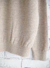 画像3: BATONER【MEN'S】BABY ALPACA KURUMI TENJIKU HALF ZIP バトナー ベビーアルパカ天竺ハーフジップ（BN-25FM-058） (3)