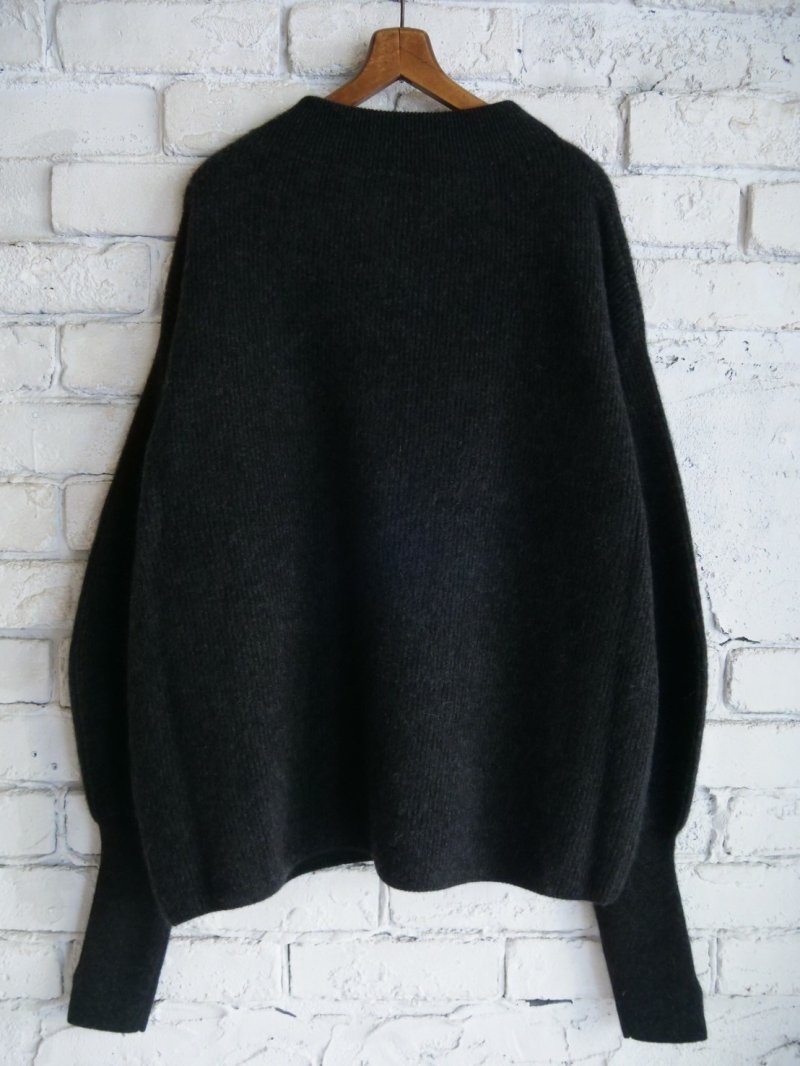 画像3: BATONER 【WOMEN'S】CASHMERE FOX FINGERHOLE BOAT NECK バトナー カシミヤフォックスフィンガーホールボートネック（BN-25FL-041）