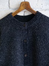 画像2: BATONER 【WOMEN'S】SHINNY MOLE SIGNATURE CREW CARDIGAN バトナー シャイニーモールシグネチャークルーカーディガン（BN-25FL-048） (2)