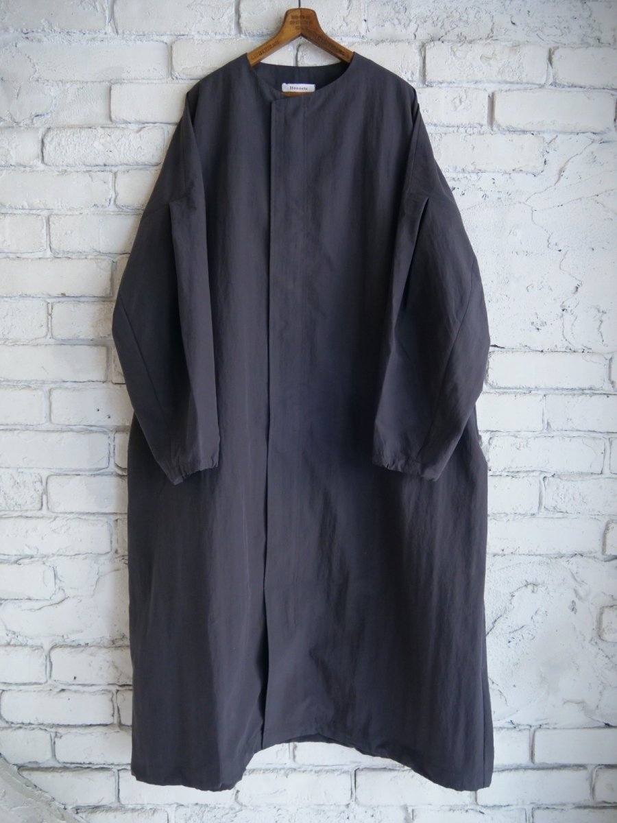 画像1: Honnete Tacked Sleeve Over Fit Coat オネット タックスリーブオーバーフィットコート （HO-25AWCO23） (1)