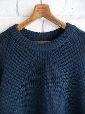 画像2: BATONER【MEN'S】SIGNATURE CREW NECK KNIT バトナー シグネチャークルーネックニット（BN-25FM-038） (2)