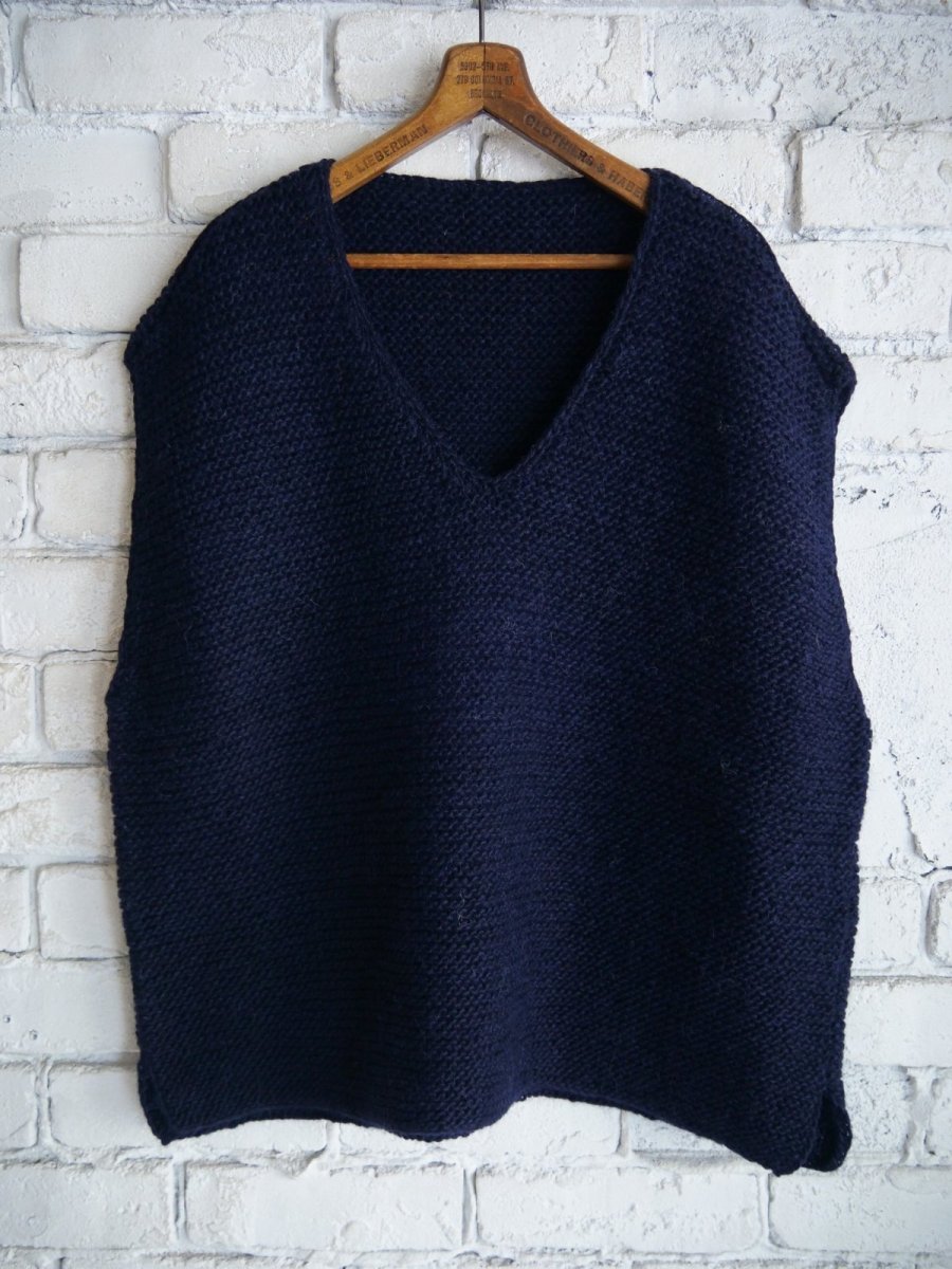 画像1: ゴーシュ アルパカウールハンドニット（G254-K001） (1)