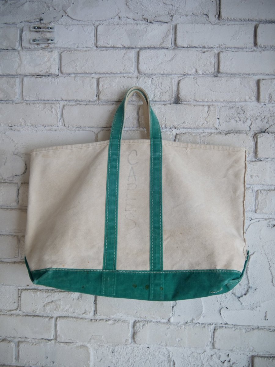 画像1: VINTAGE 80's L.L.Bean boat＆toto ヴィンテージ エルエルビーン トートバッグ (1)