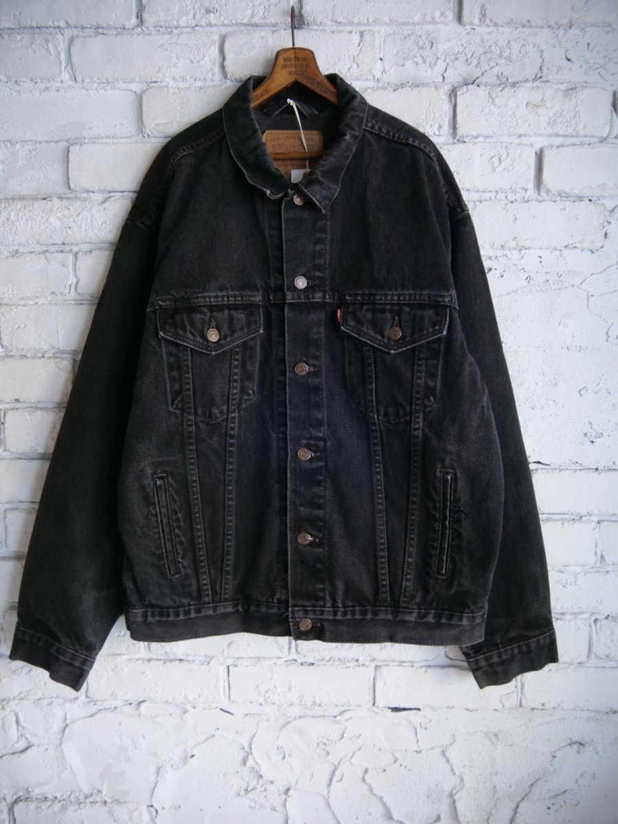 画像1: VINTAGE Levis blackjacket made in USA ヴィンテージ リーバイス ブラックジャケット (1)