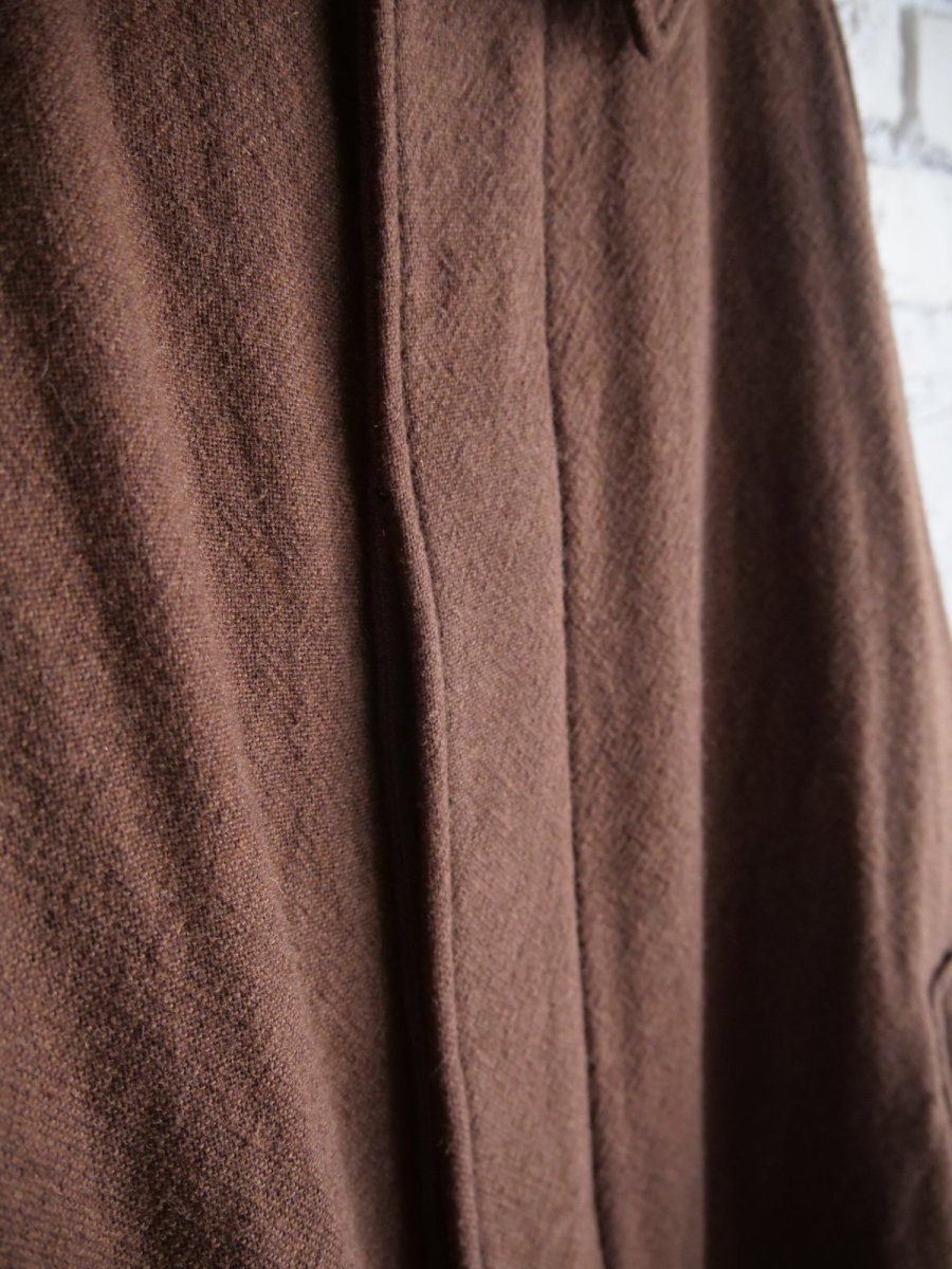 画像4: blurhms Classic Wool Balmacaan Coat ブラームス クラシックウールバルマカーンコート（BHS25F009） (4)