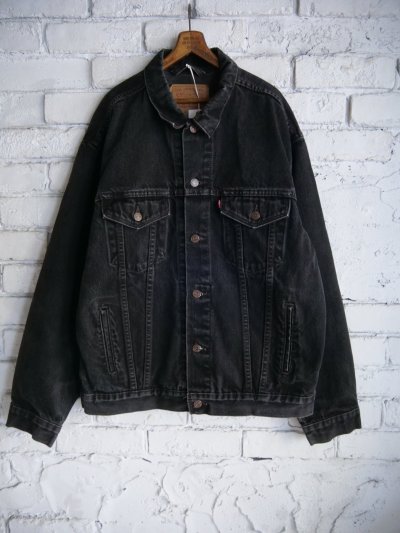 画像1: VINTAGE Levis blackjacket made in USA ヴィンテージ リーバイス ブラックジャケット