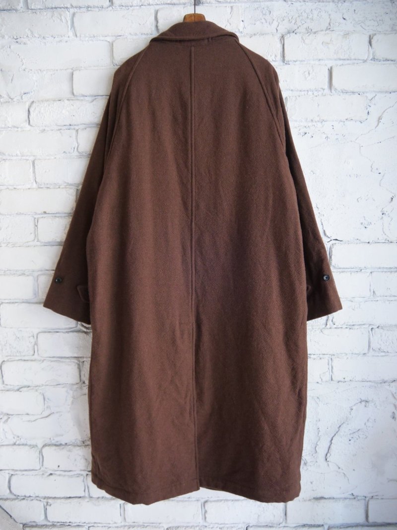 画像3: blurhms Classic Wool Balmacaan Coat ブラームス クラシックウールバルマカーンコート（BHS25F009）