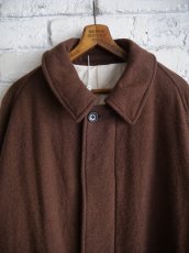 画像2: blurhms Classic Wool Balmacaan Coat ブラームス クラシックウールバルマカーンコート（BHS25F009） (2)