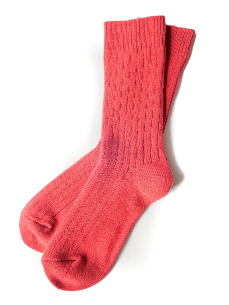 画像2: ROTOTO COTTON WOOL RIBBED CREW SOCKS ロトト コットンウールリブドクルーソックス（R1327-202）