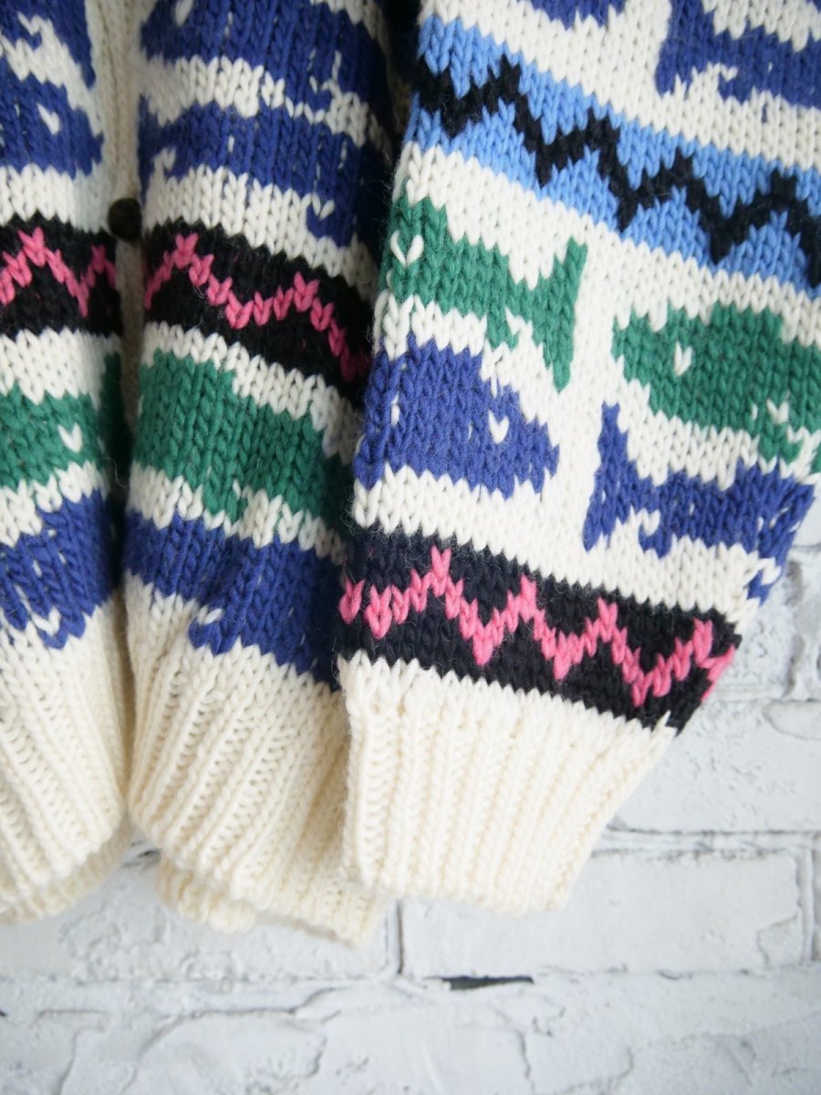画像3: Gurank Hand knitting cardigan  グランク ハンドニットカーディガン (2568) (3)