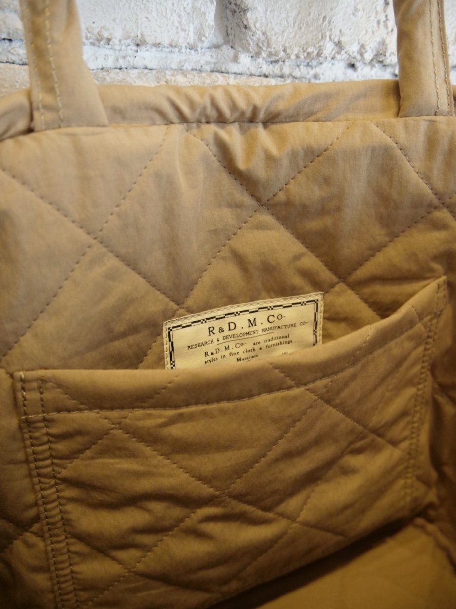 画像4: R&D.M.Co- / OLDMAN'S TAILOR WATERPROOF QUILTING MARCHE BAG （S）オールドマンズテーラー アールアンドディーエムコー ウォータープルーフキルティングマルシェバッグ  (7732） (4)