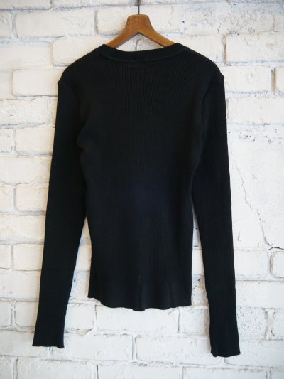 画像3: R&D.M.Co- / OLDMAN'S TAILOR RIB KNIT&SEW CREW NECK SHIRT  オールドマンズテーラー アールアンドディーエムコー リブニットソークルーネックシャツ（7788）