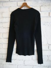 画像3: R&D.M.Co- / OLDMAN'S TAILOR RIB KNIT&SEW CREW NECK SHIRT  オールドマンズテーラー アールアンドディーエムコー リブニットソークルーネックシャツ（7788） (3)