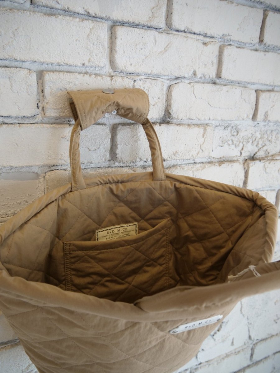 画像3: R&D.M.Co- / OLDMAN'S TAILOR WATERPROOF QUILTING MARCHE BAG （S）オールドマンズテーラー アールアンドディーエムコー ウォータープルーフキルティングマルシェバッグ  (7732） (3)