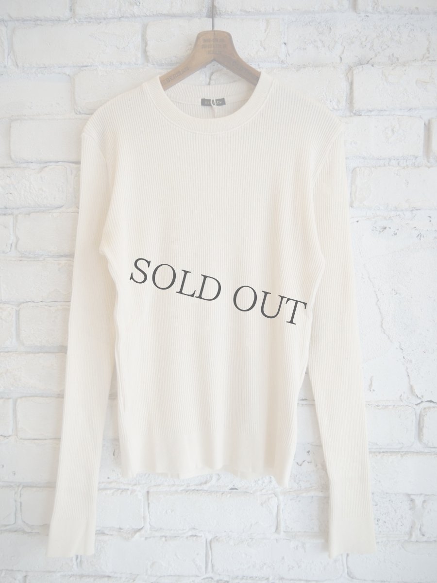 画像1: R&D.M.Co- / OLDMAN'S TAILOR RIB KNIT&SEW CREW NECK SHIRT  オールドマンズテーラー アールアンドディーエムコー リブニットソークルーネックシャツ（7788） (1)