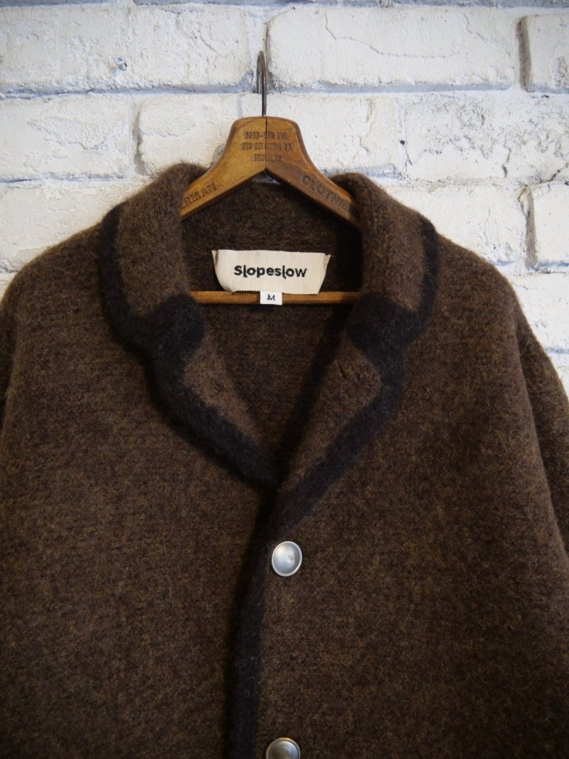 画像2: Slopeslow Boiled Cashmere Shetland Wool HOFER Jacket スロープスロウ カシミヤシェットランドウールフォッファージャケット(1253025)