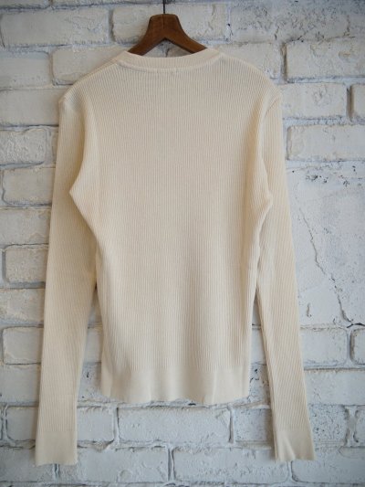 画像3: R&D.M.Co- / OLDMAN'S TAILOR RIB KNIT&SEW CREW NECK SHIRT  オールドマンズテーラー アールアンドディーエムコー リブニットソークルーネックシャツ（7788）