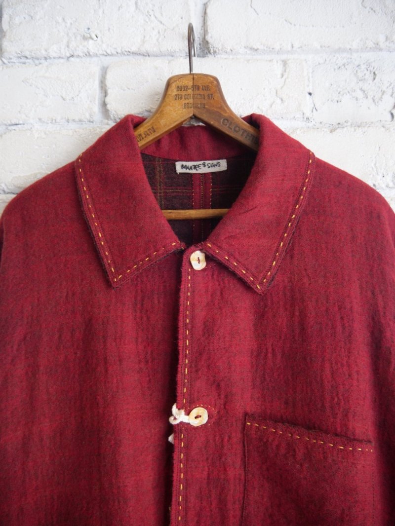 画像2: MAATEE&SONS GUPTA WOOL W FACE COVERALL マーティーアンドサンズ ギュプタウールダブルフェイスカバーオール (MT5303-0606)