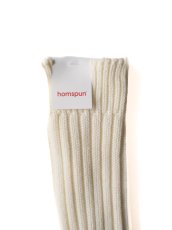 画像3: homspun ホームスパン コットンウールソックス 8245 (3)