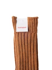 画像7: homspun ホームスパン コットンウールソックス 8245 (7)