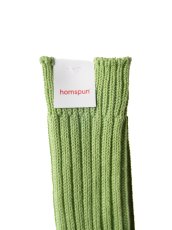 画像5: homspun ホームスパン コットンウールソックス 8245 (5)