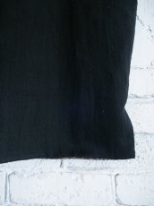 画像4: CALICO キャリコ ラウンドネックベスト コットンリネンダイヤ UJ0071 CL2300 S11BK (4)