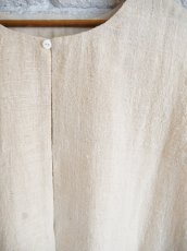 画像6: CALICO キャリコ ラウンドネックベスト ペティチャルカカラコットンカディ UJ0071 O1203 U10NR (6)